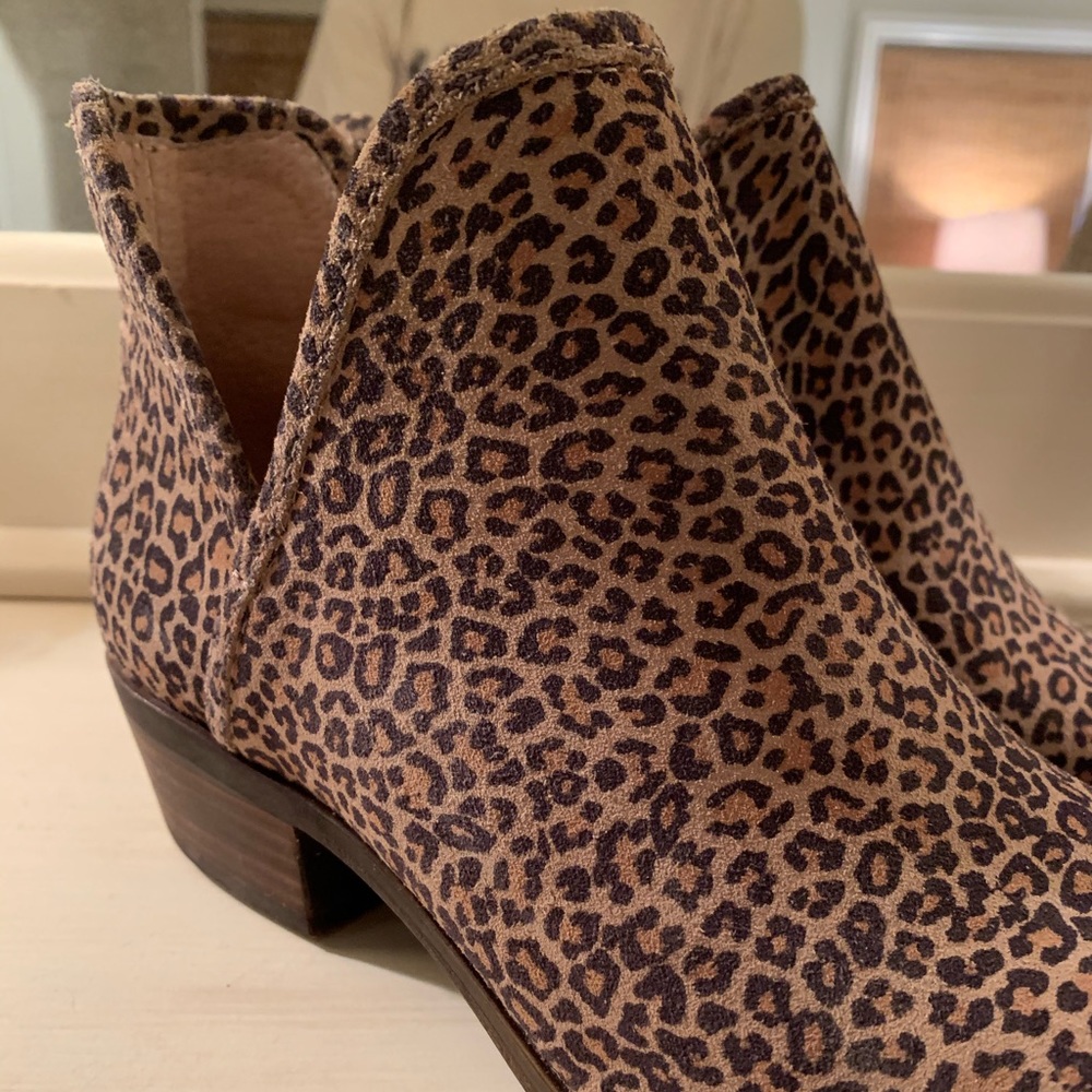 Lucky Brand cheetah booties